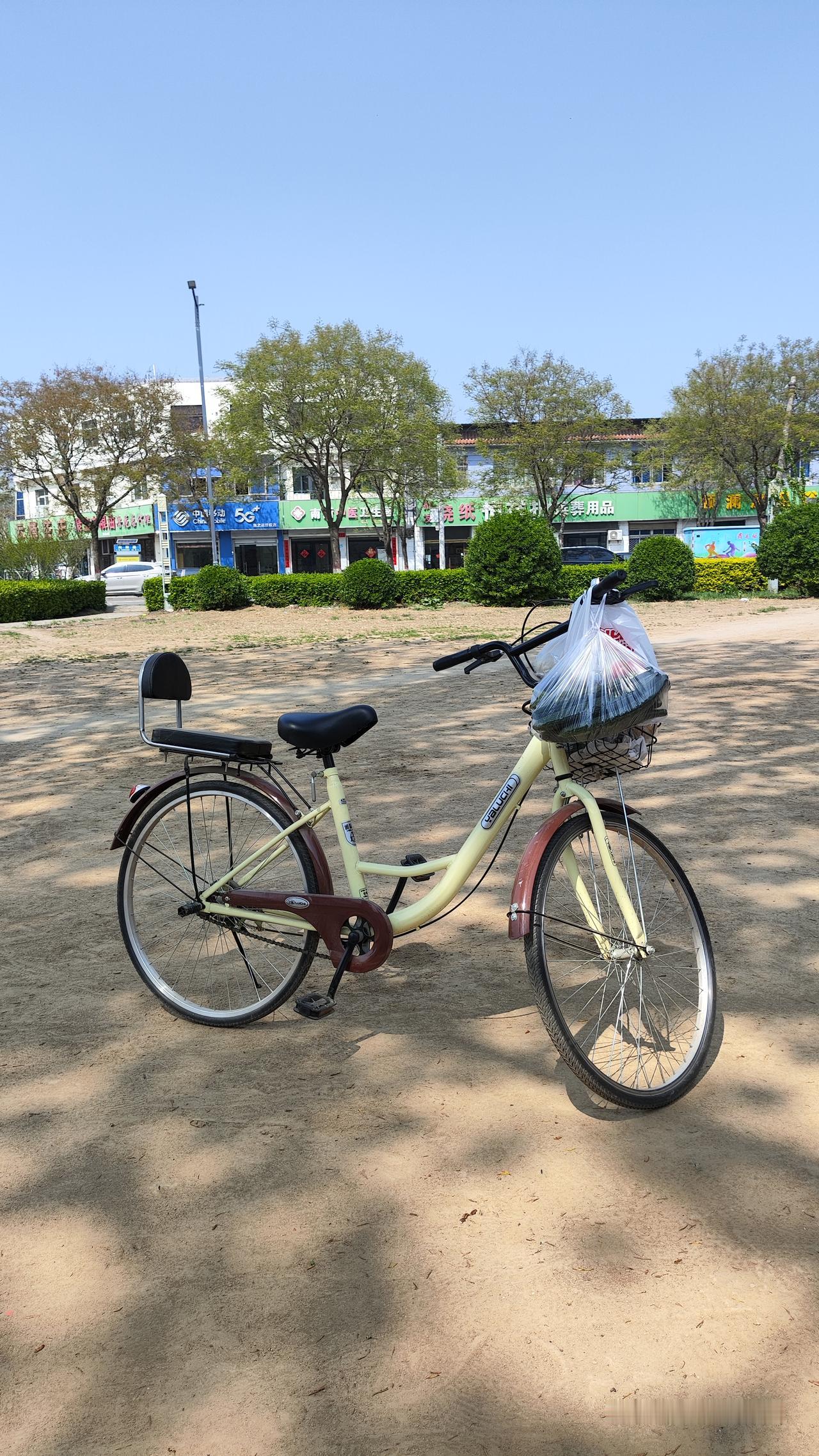 过了一个星期，树叶都长大了，看不到树上的鸟窝了。

今天又去买菜了，买了点黄瓜和