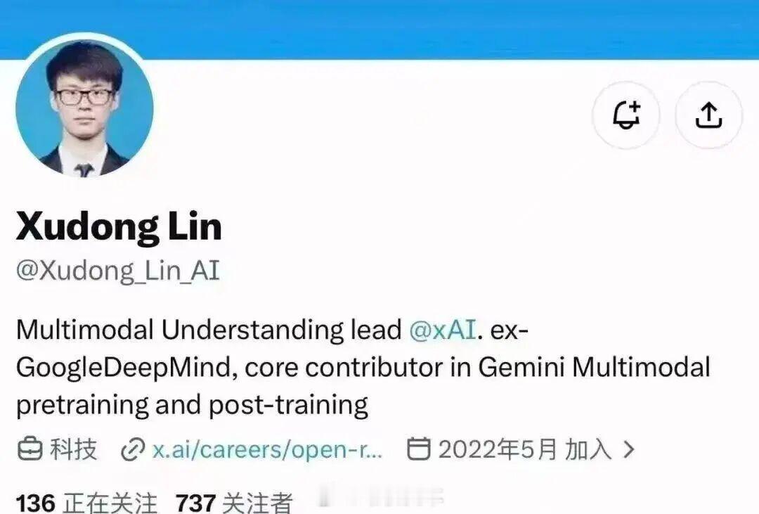原xAI多模态理解负责人蔺旭东加入混元大模型团队8月18日消息，据媒体报道，前x