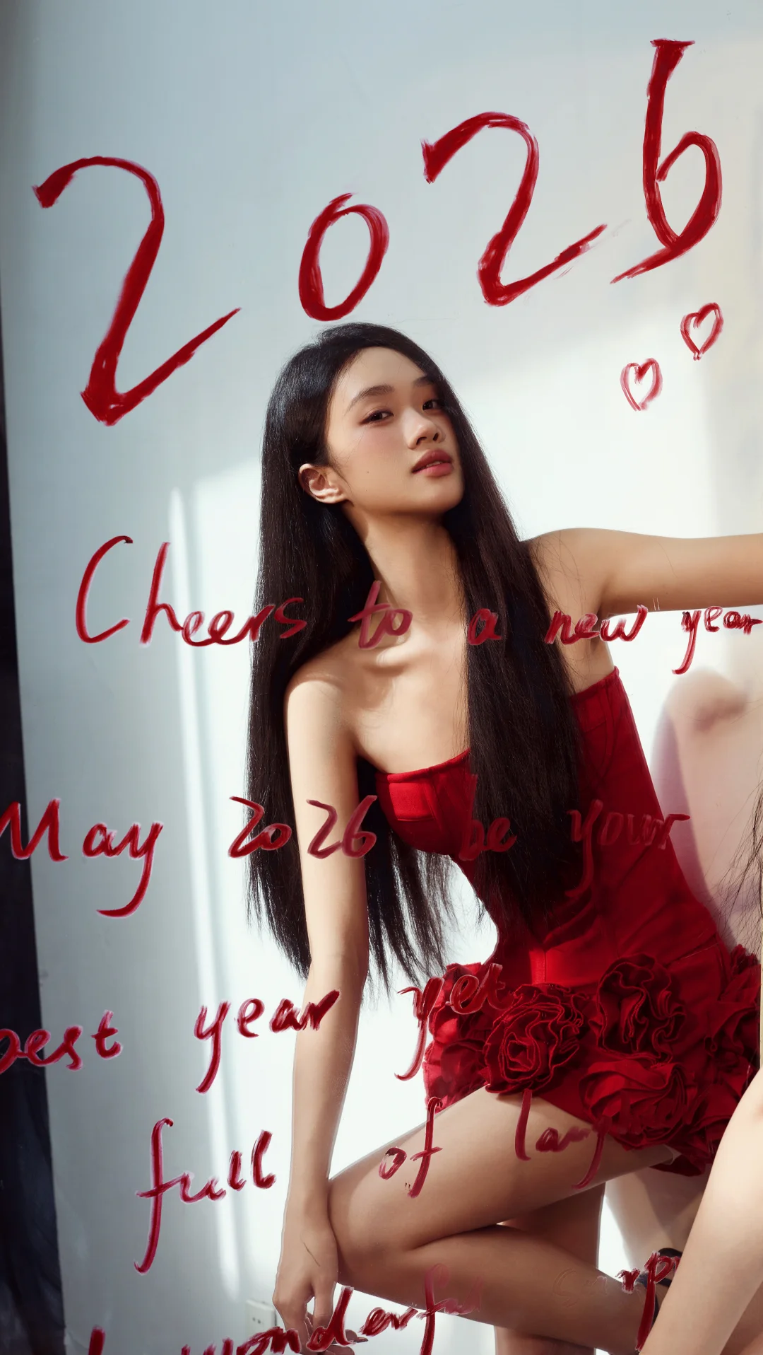 我明媚也自由，红色绝杀❤️