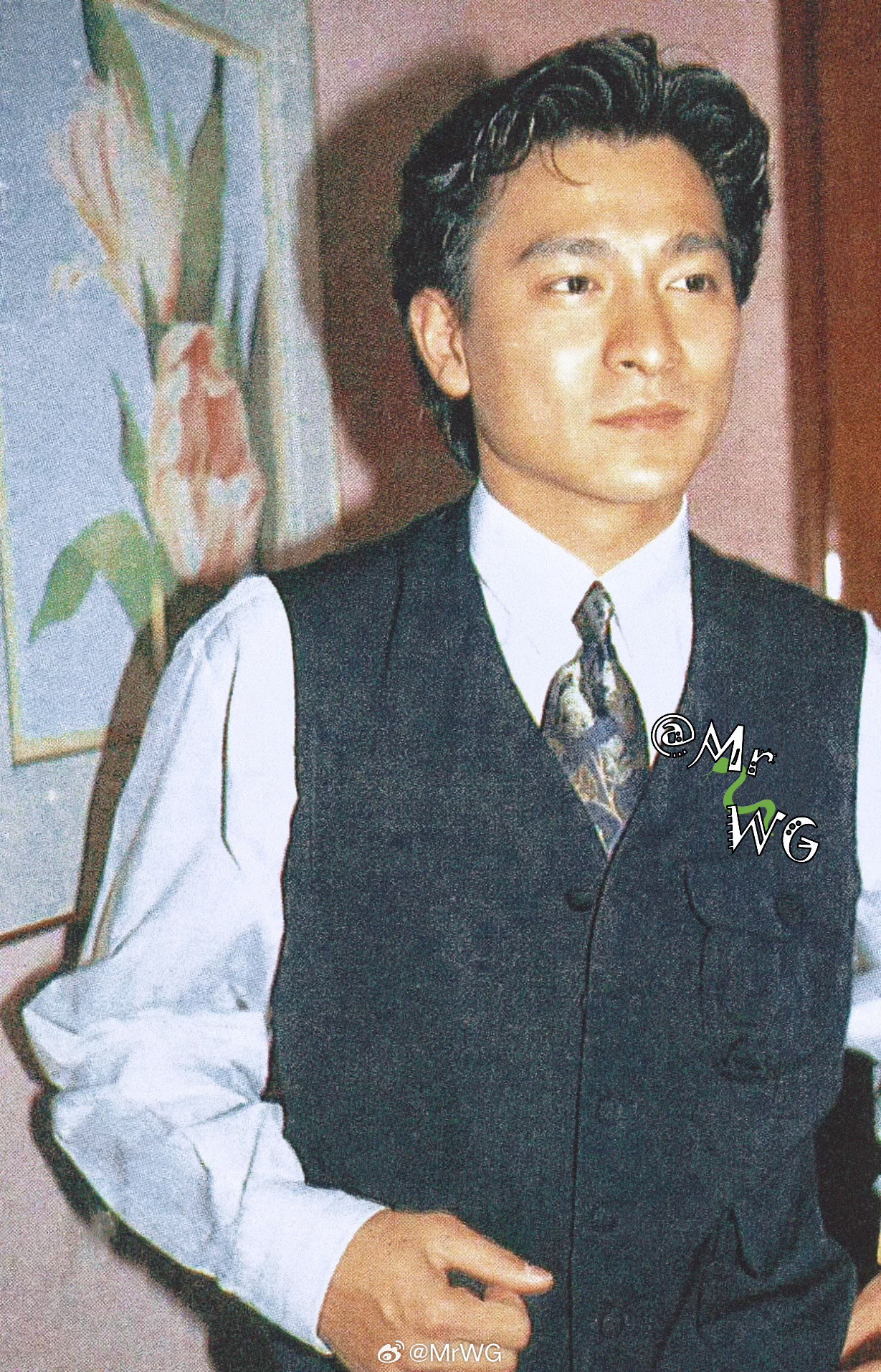 刘德华独家扫描 潇洒又可爱的卷卷——1991年，刘德华刘德华 宣传【九一神雕侠侣