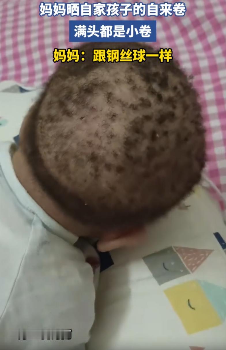 离谱！河南，一位宝妈分享自家宝宝的日常，没想到孩子一头特殊的自来卷，直接引发全网