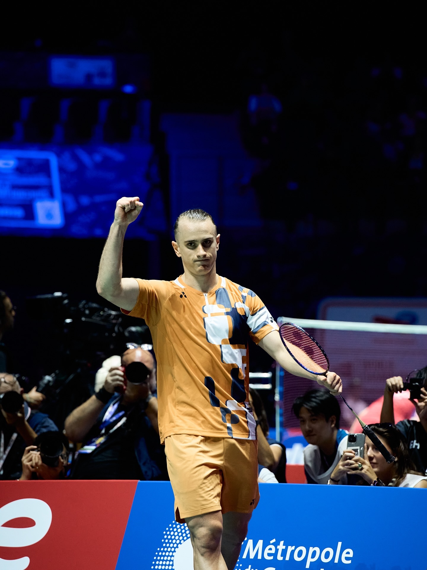 拉尼尔🇫🇷 21-17、21-13 🇭🇷迪纳塔下轮：翁泓阳🇨🇳 vs