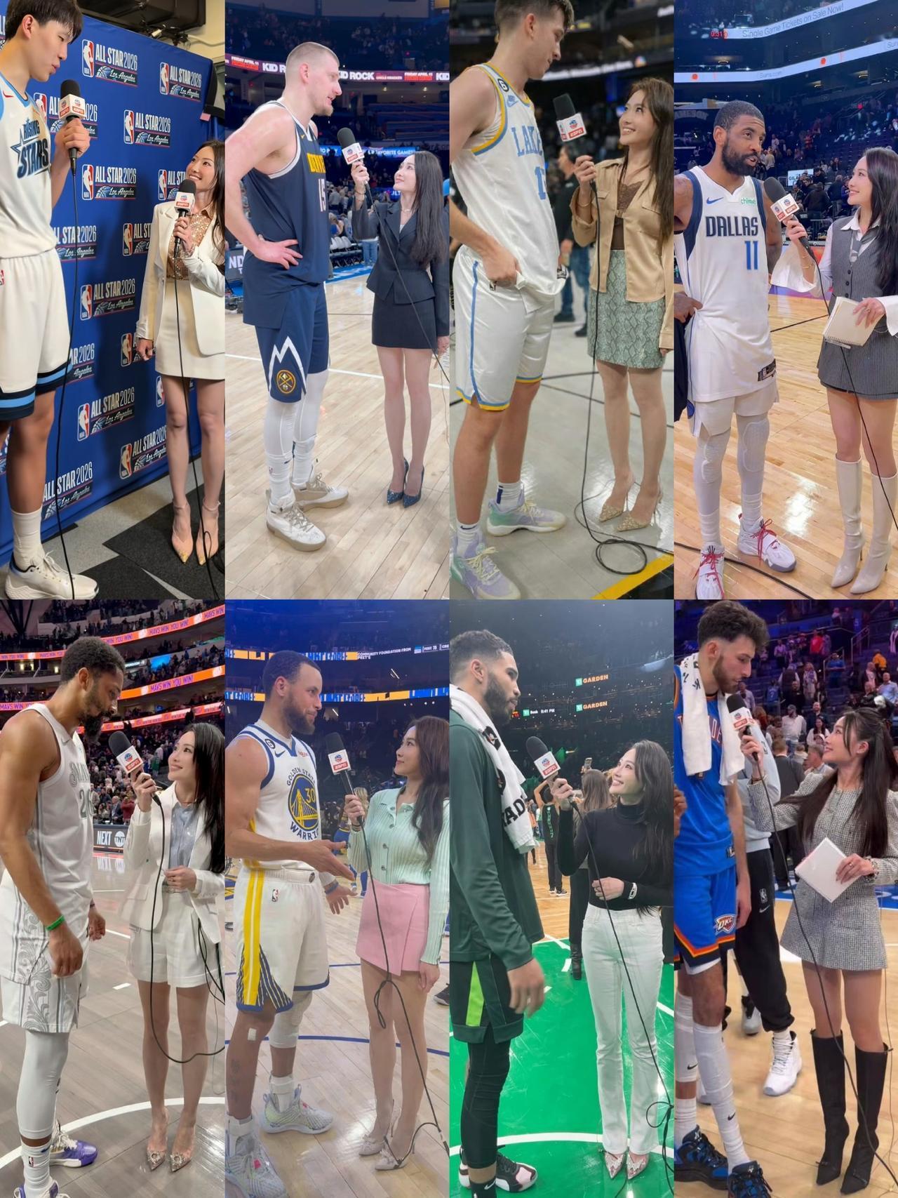 驻NBA记者孟超，一个让所有NBA球星都低头的女人[酷拽]