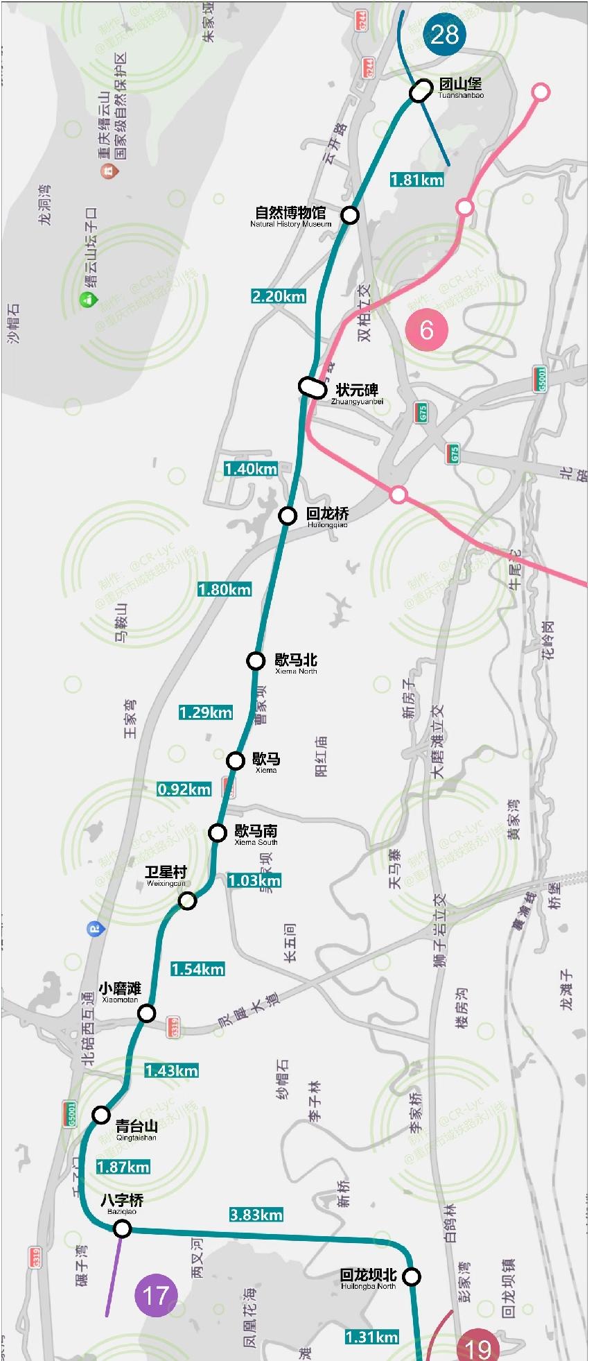 两江新区地铁站数量比其他七个去加起来都多了,应该大力修两江新区，而不是这些偏远地