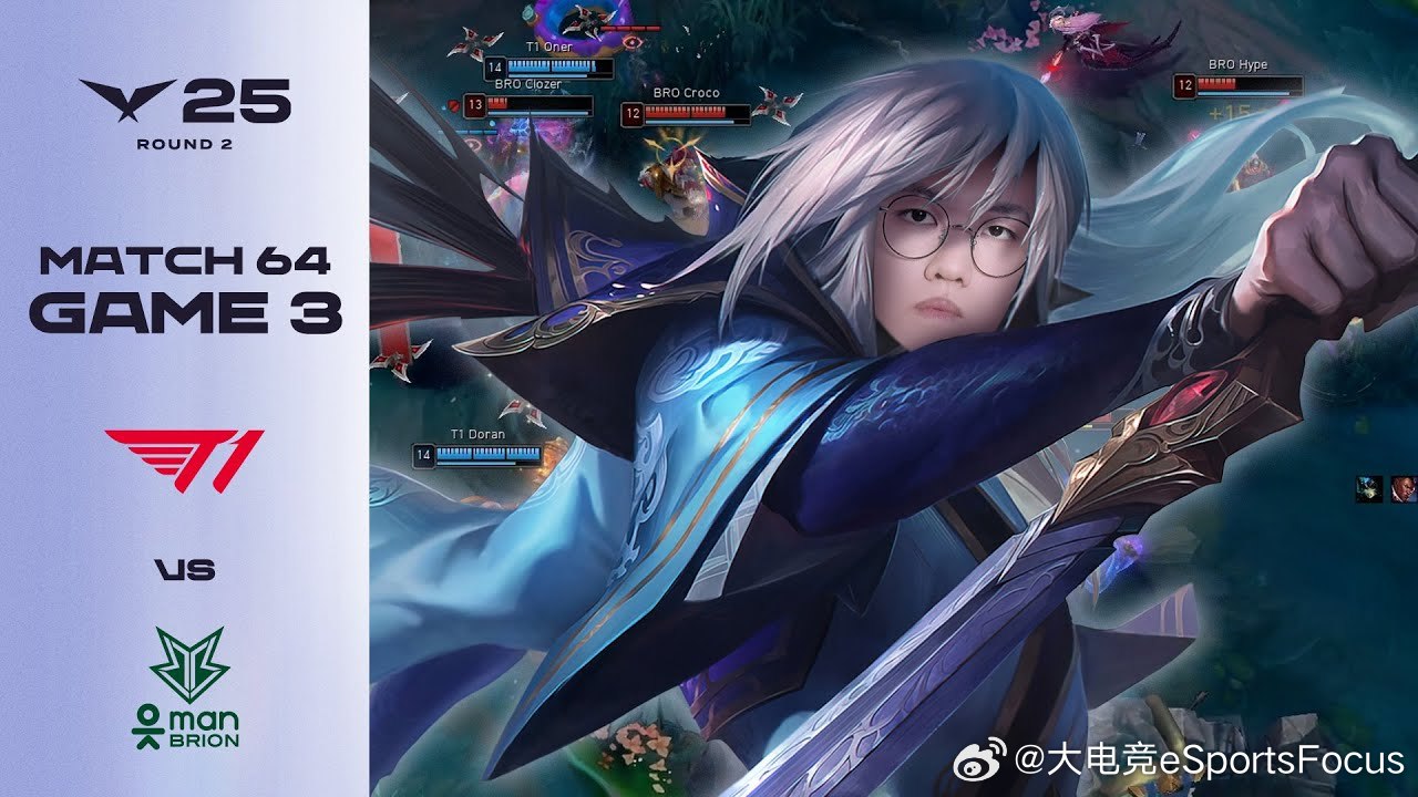 化身男刀的Oner🗡️t1战胜bro2025lck英雄联盟[超话] ​​​
