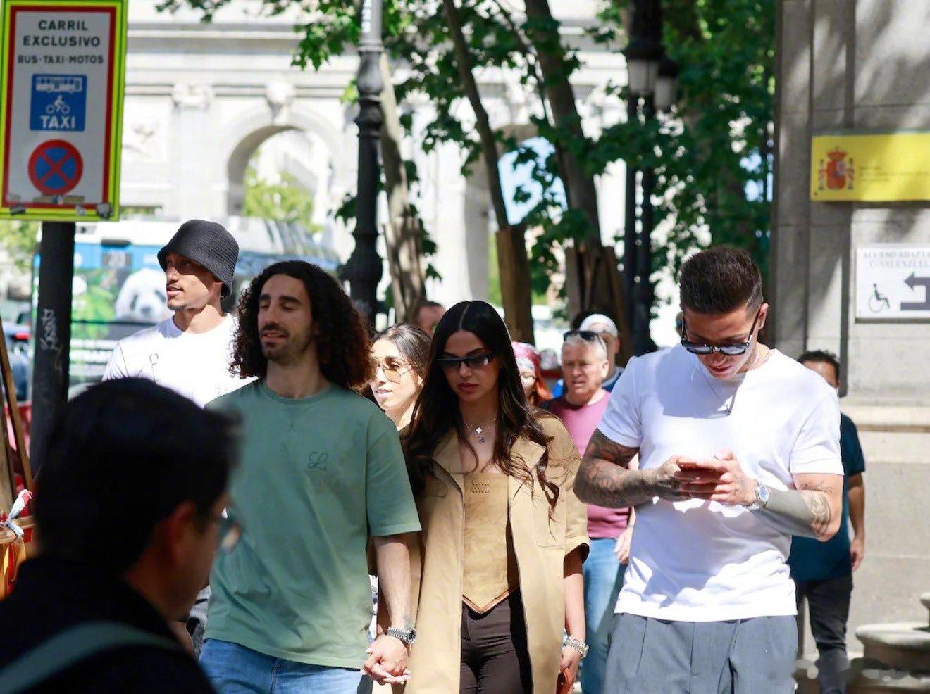 【休息一下】切尔西的恩佐，库库雷利亚和若昂-佩德罗三人一起前往马德里，观看马德里