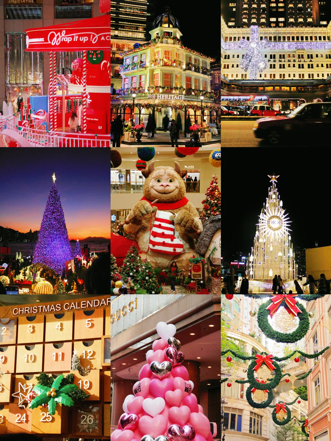 暴走香港12小时❗️分享这11个圣诞机位📸