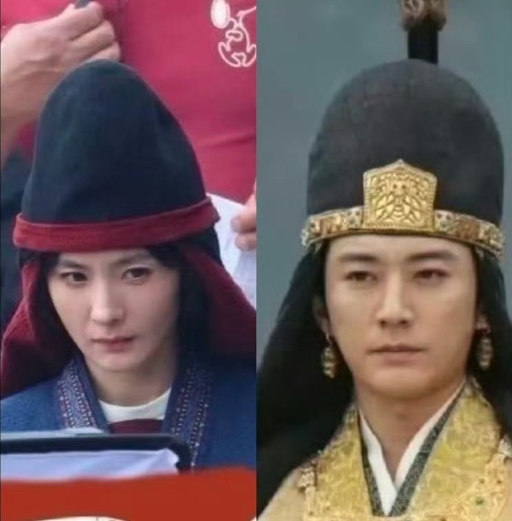 杨幂和刘学义这cp造型确实独特啊 