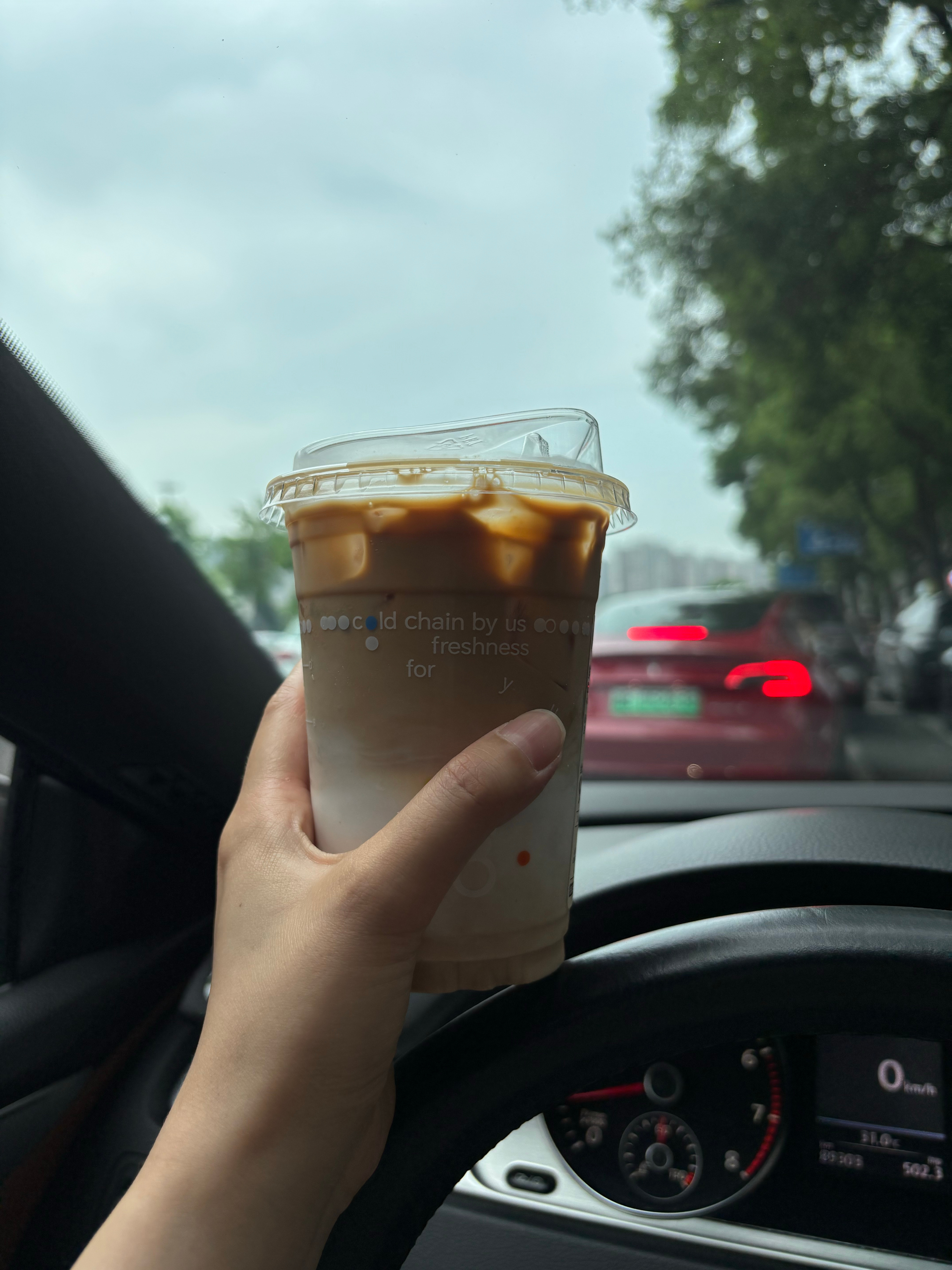 来杯冰咖啡 精神抖擞 回程！ 