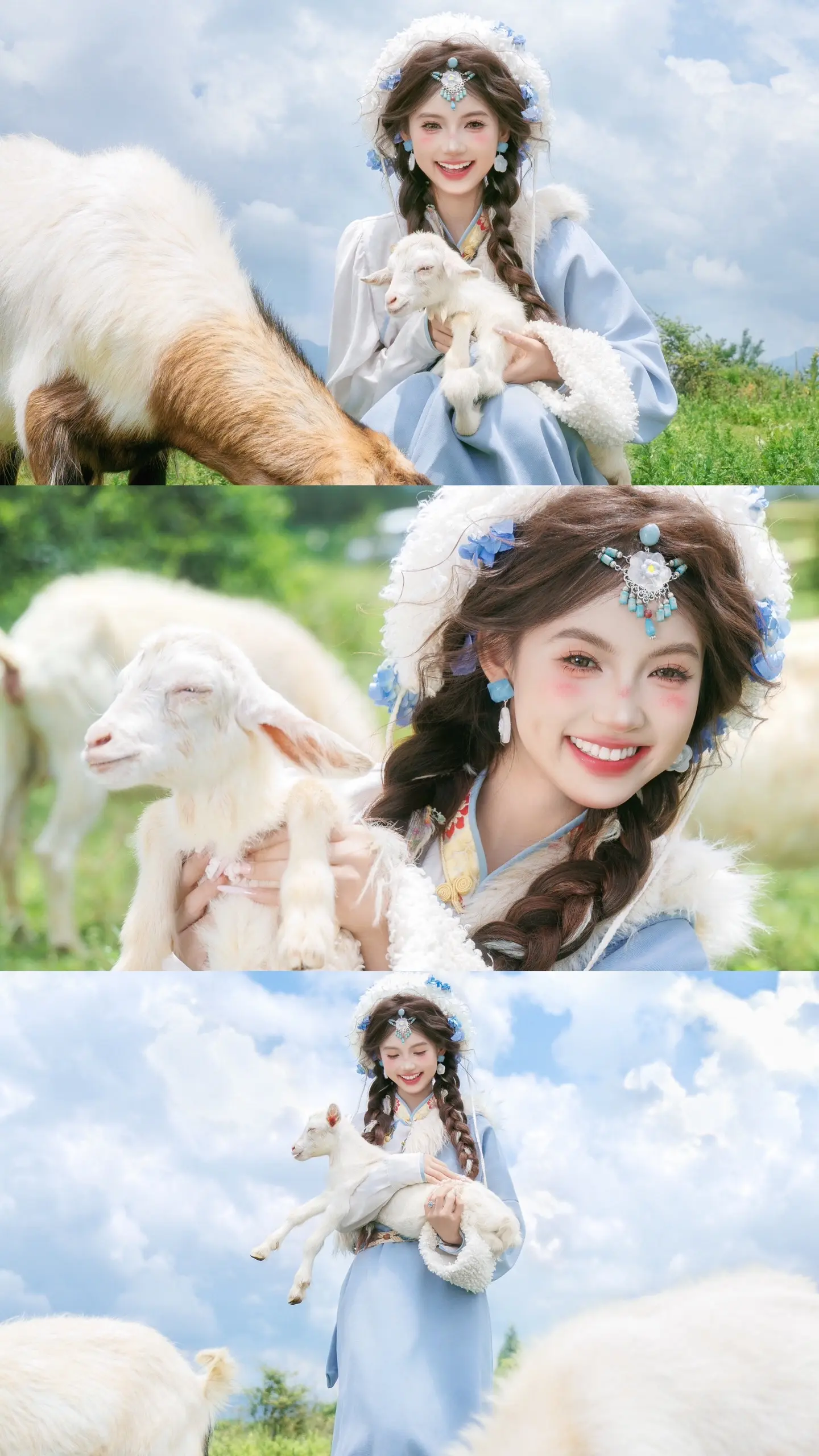 “春风吹过玉兰花” 在玉龙雪山脚下当了一天快乐的牧羊女🐑 真的太治愈啦
