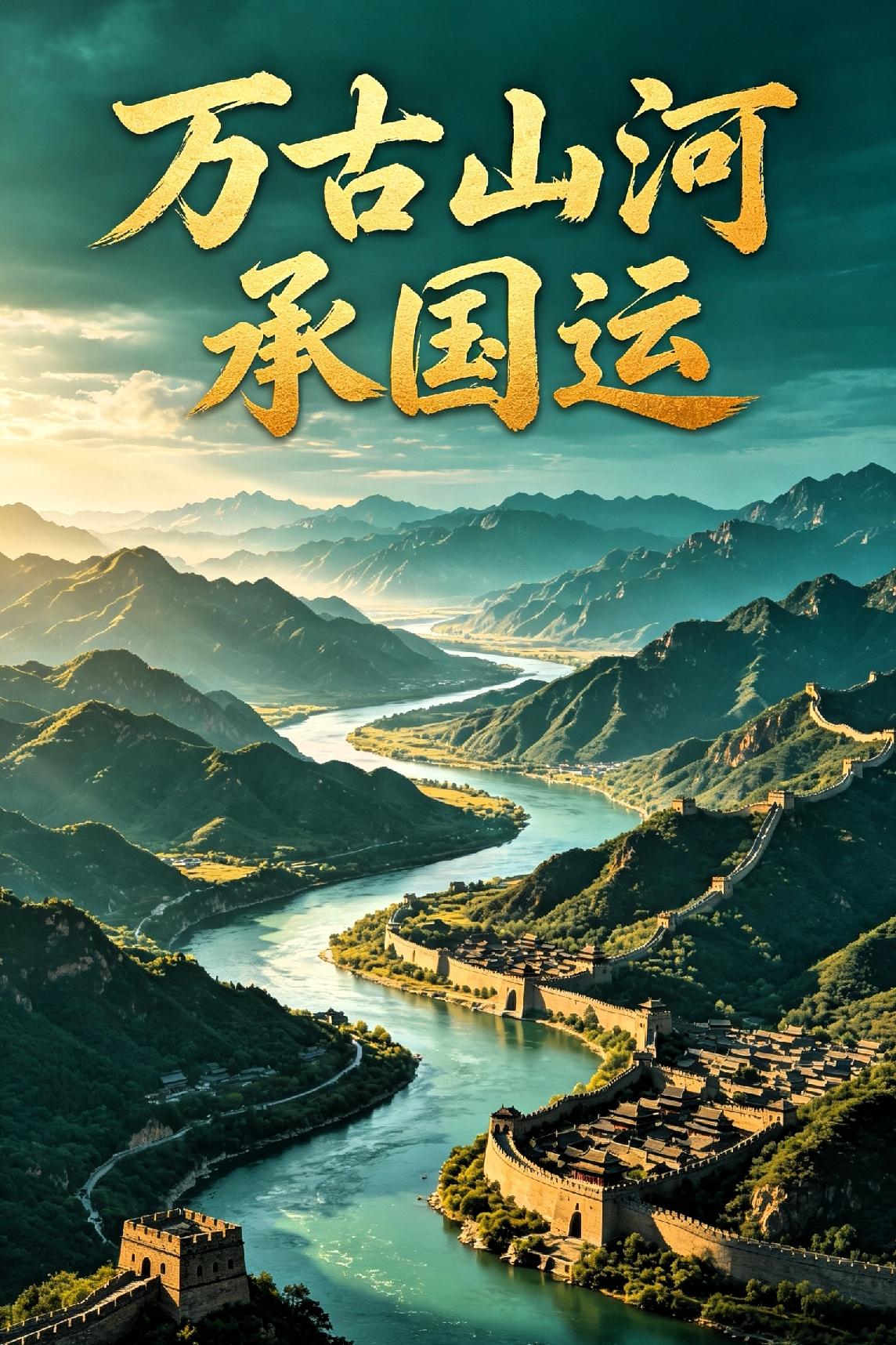 《万古山河承国运》

 
龙脉绵延峙九州，江河奔涌岁长流。

烽烟散尽疆城固，风