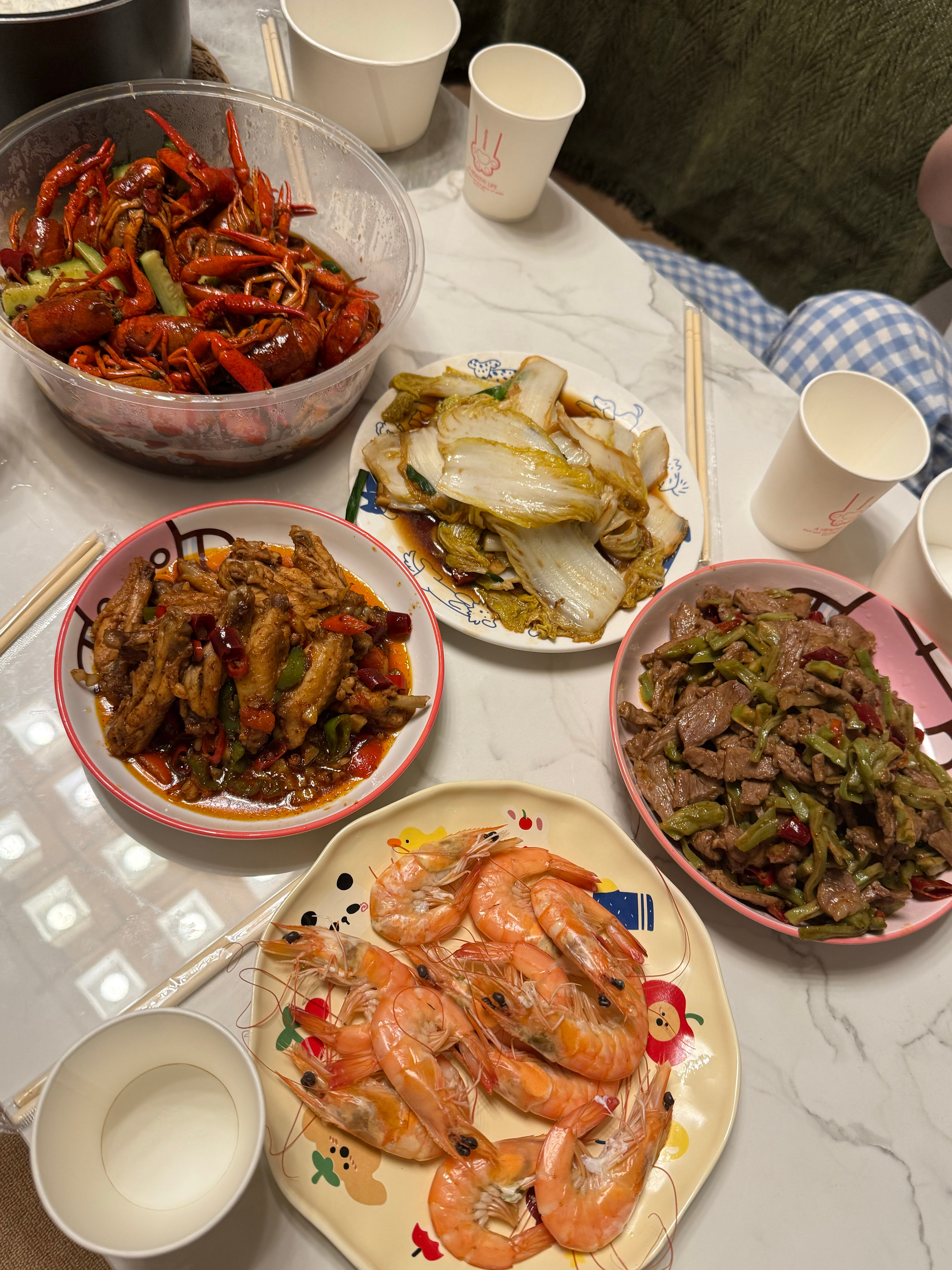 今天晚上好开心！ ​​​