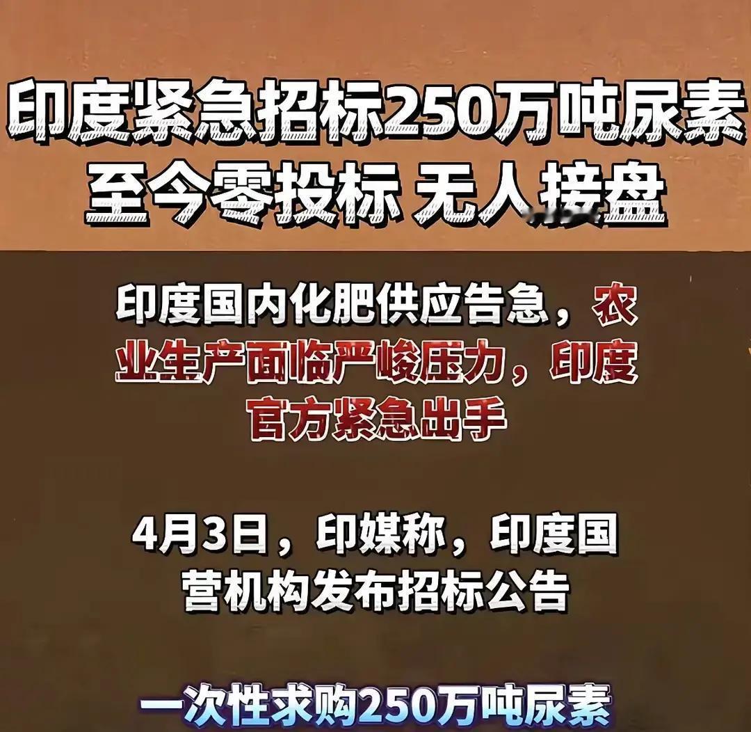 这事儿，真是让人哭笑不得。你敢信吗？印度那边为了搞点便宜尿素，竟然放出话来，如果