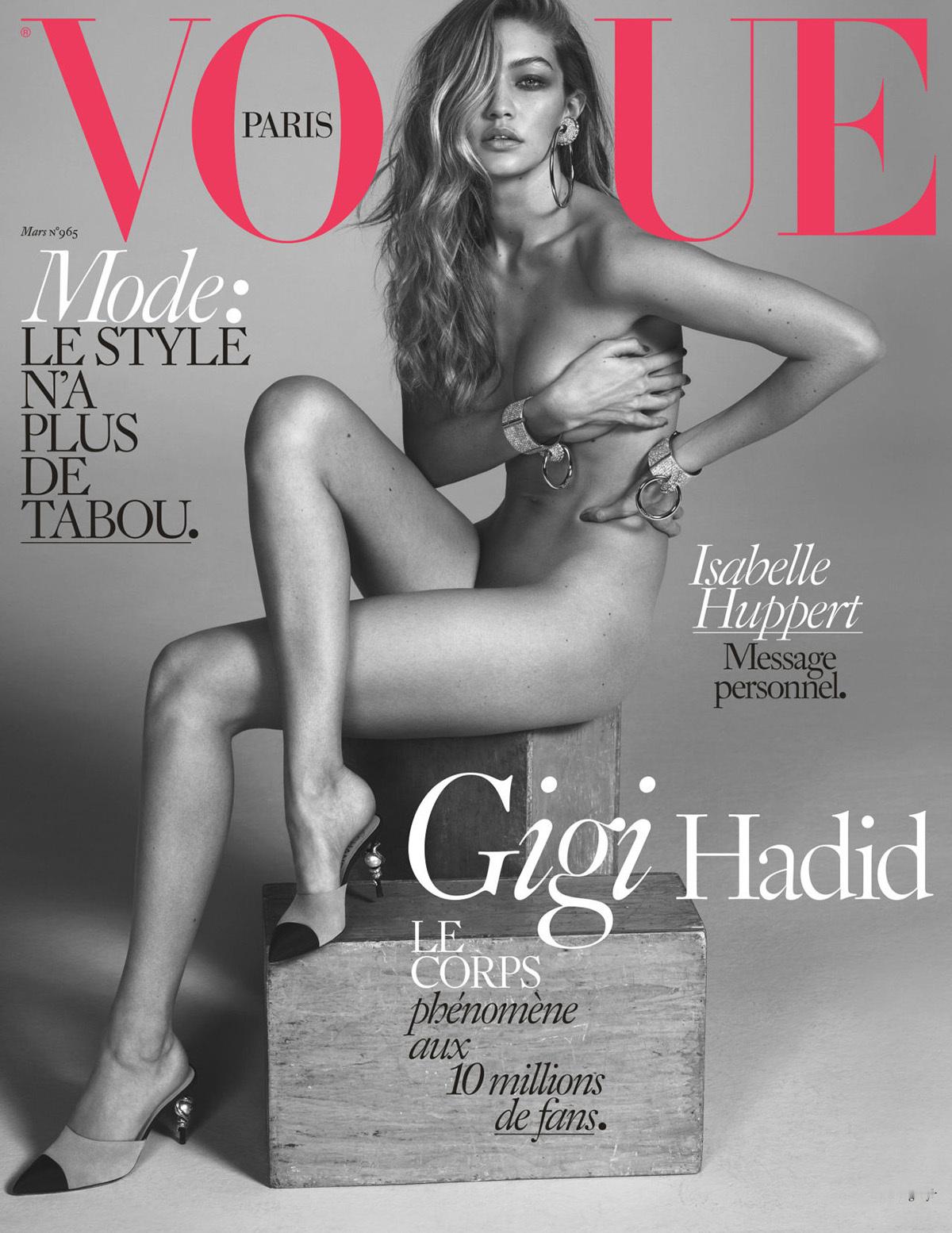 来自Gigi Hadid的四大Vogue 封面合集：连续十二年登上四大VOGUE