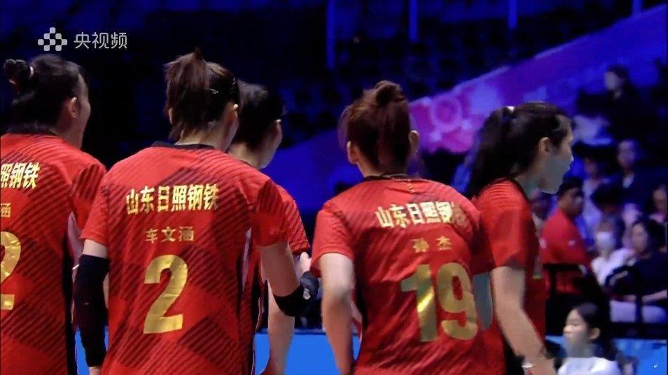 【全运女排】¼决赛，山东女排3-0横扫北京女排晋级四强，三局比分25-14 25