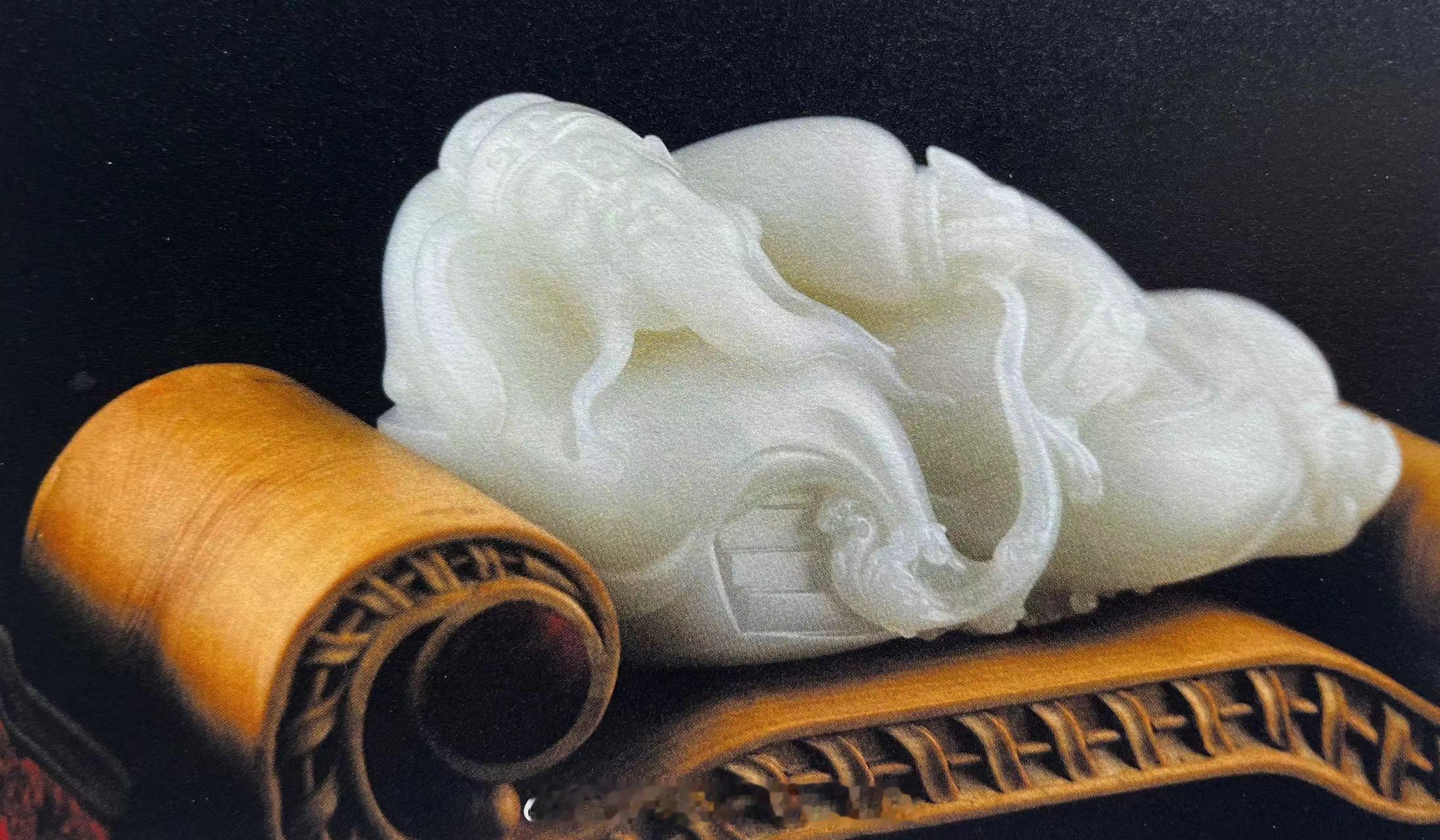 #上海非遗##海派玉雕#对月金樽作者：王平年代：2012年规格：11x6x4.5