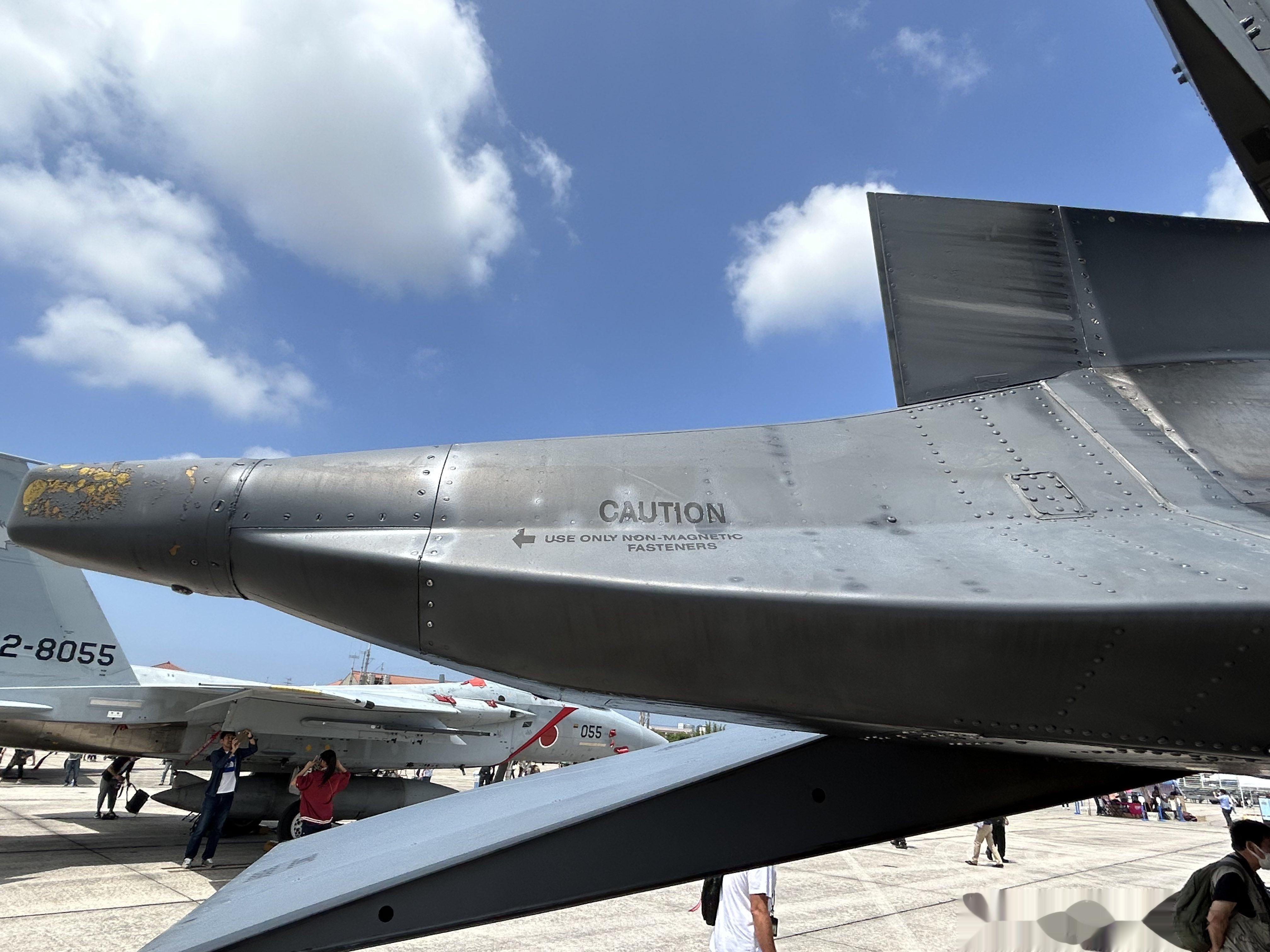 F-15尾撑，两边内侧好像因为喷口烧蚀表面状态差一点 ​​​