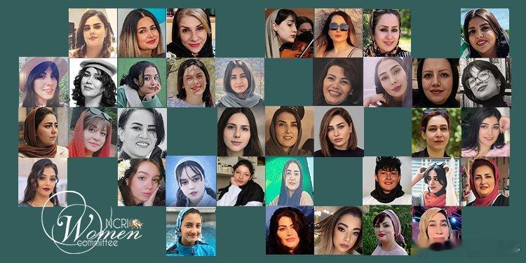 伊朗已进入最高战备状态 这又是一些在这个月被消灭的伊朗女子的面孔，除了这些女子，