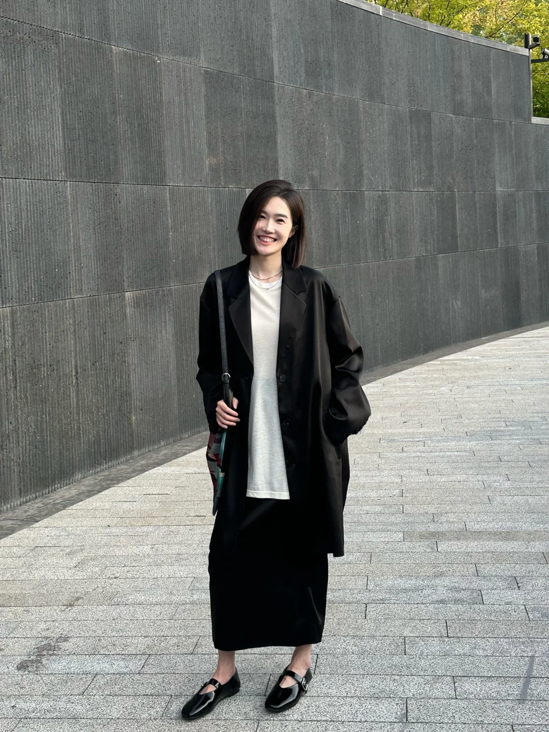 OOTD 今天穿的西服半裙