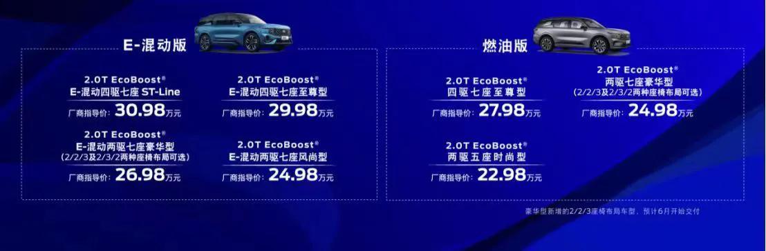 比汉兰达双擎便宜3万，配置还丰富不少，锐界L才是真正适合用户的7座SUV混动车
