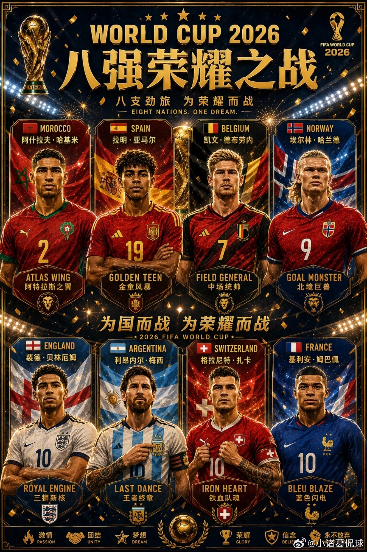 北欧黑马直面三狮军团｜挪威 VS 英格兰 八强深度前瞻开赛时间：7月12日 05