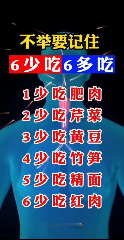 见色不起，要记住多吃什么！少吃什么！