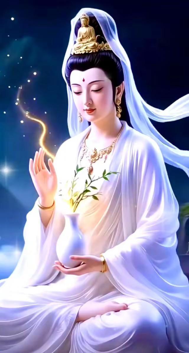 杨枝水洒甘露，感化有缘人
