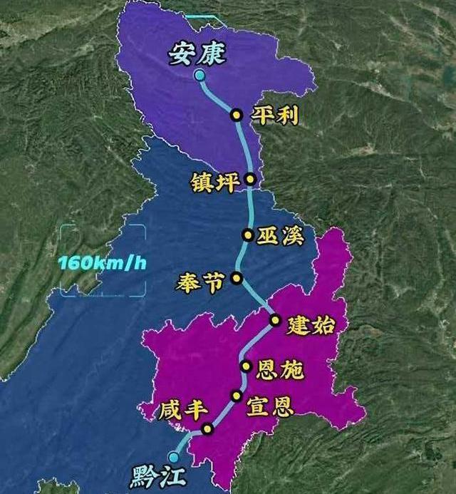 安恩张铁路改成安恩黔铁路，自然有存在的道理，看看铁路网地图就知道了，黔江到张家界