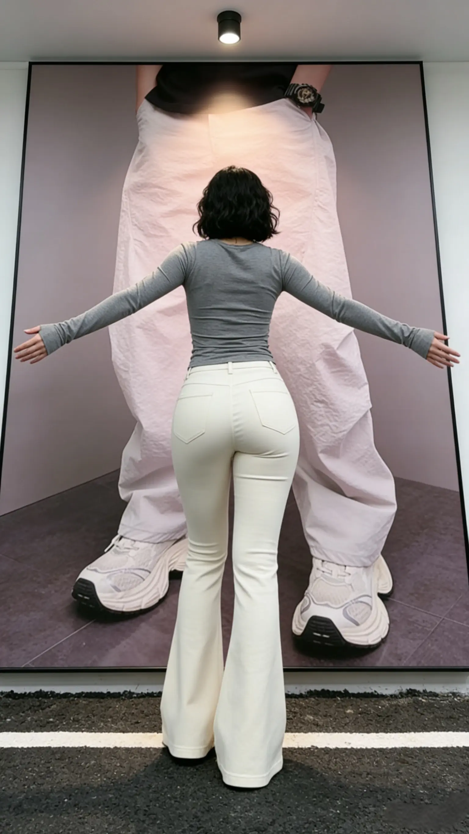 美式男裤2026年夏季新款痞帅宽松哈伦裤青年男士休闲户外直筒裤子   ...