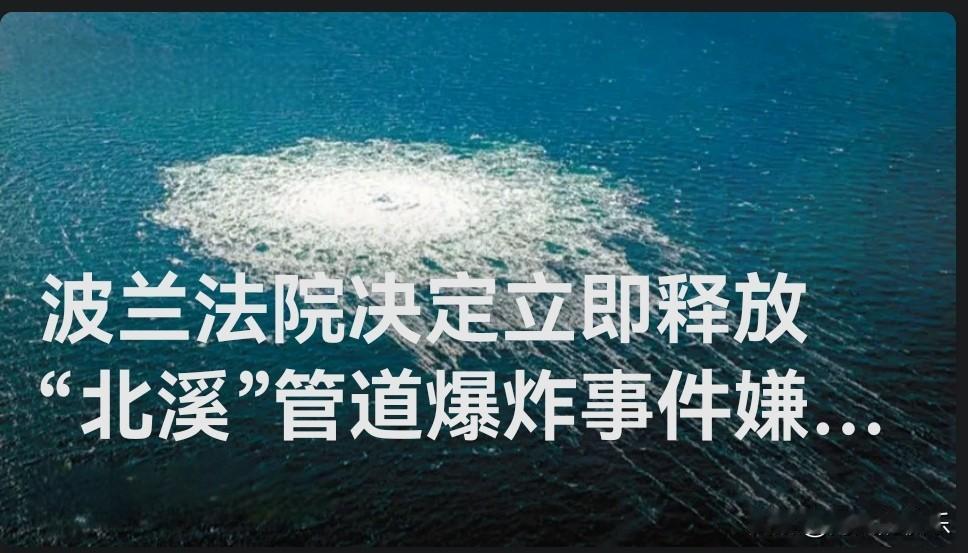 波兰法院决定立即释放“北溪”管道爆炸事件嫌疑人

   据外媒报道波兰华沙地区法