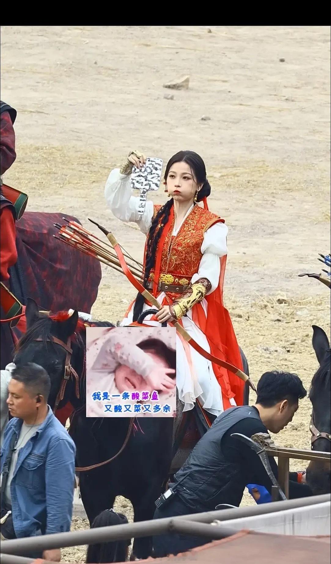 虞书欣新剧《云初令》路透，这服装的直播有点劣质，现在长剧真的播不好是有理由的 