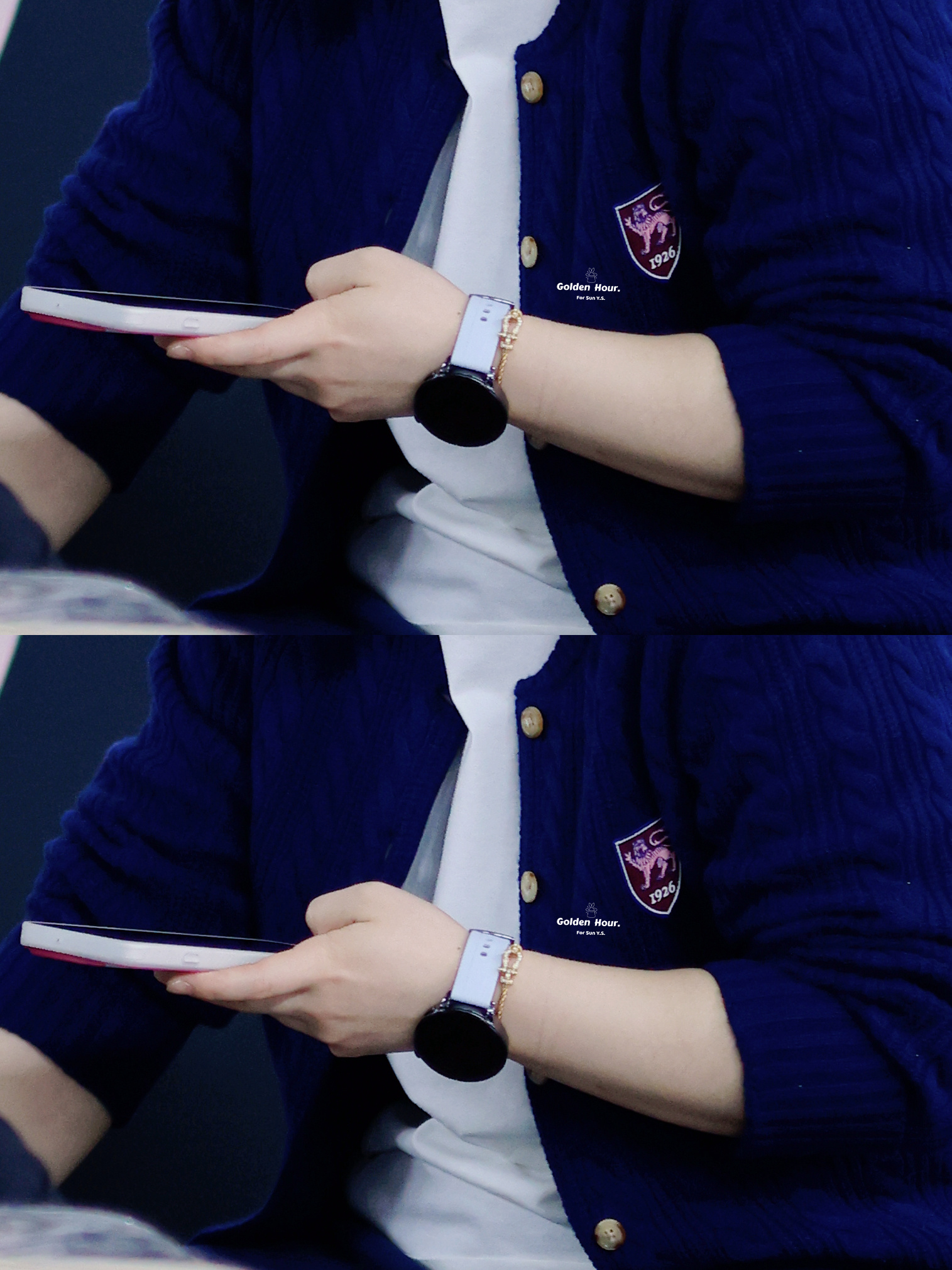 换了带钻款的，更rich了