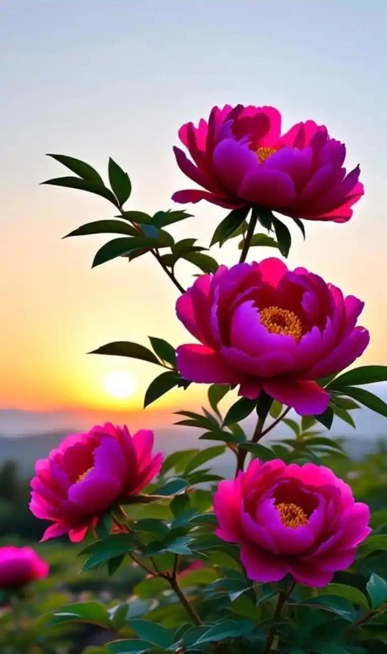 上联：花红迎旭日；

（题图来自网络）