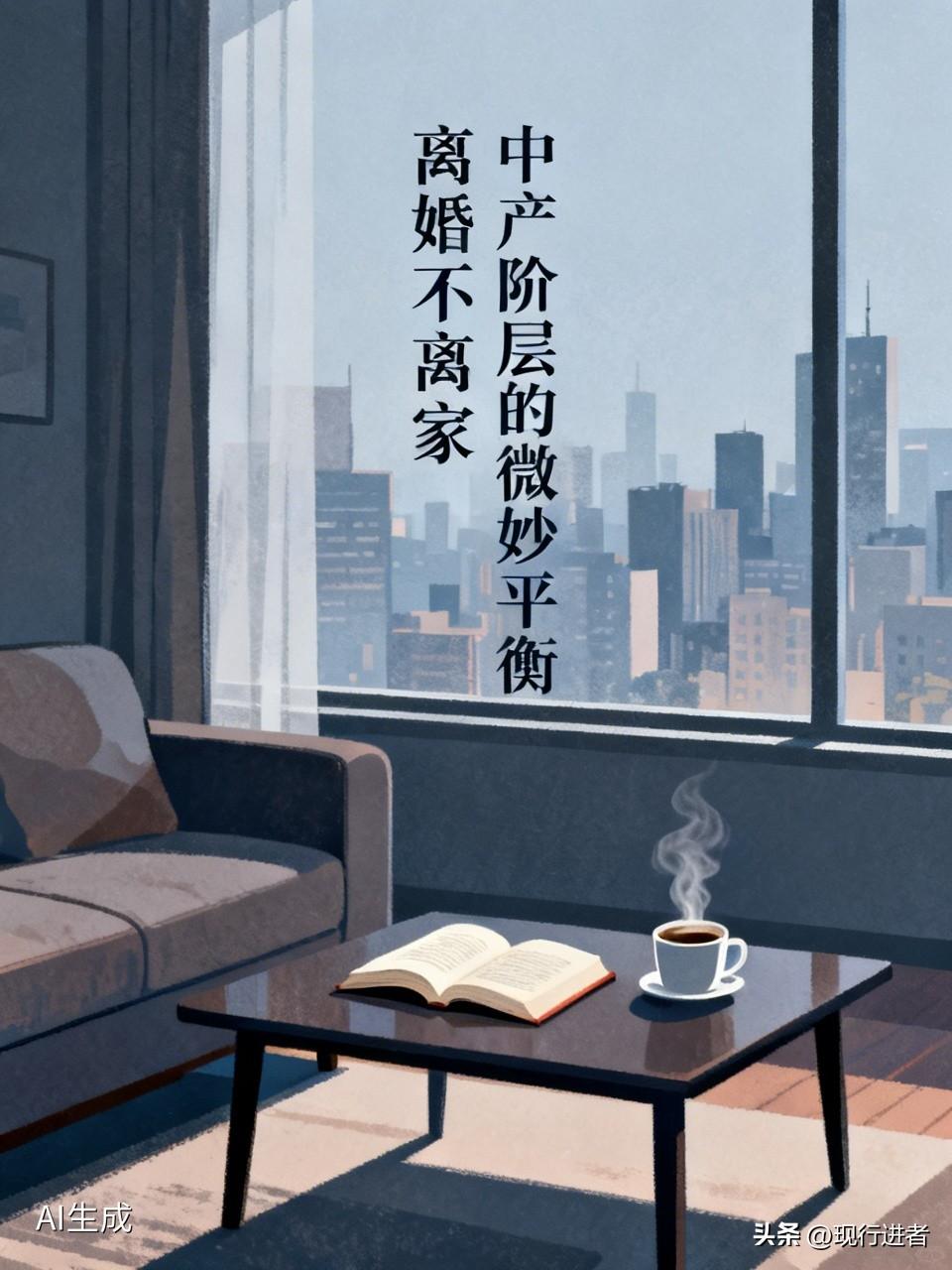 离婚不离家这一现象，恰似一面棱镜，折射出当代中产阶层在婚姻解体后的生存智慧与情感
