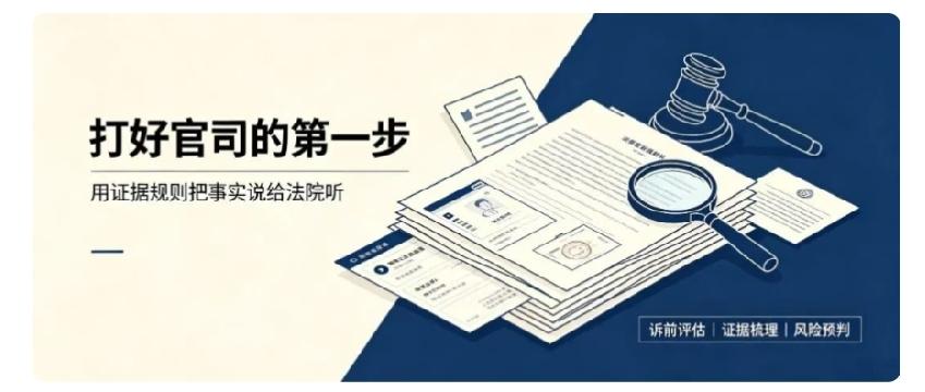 打赢官司的第一步：诉前评估与事实转化
 
很多人遇到纠纷，第一反应就是写诉状、跑
