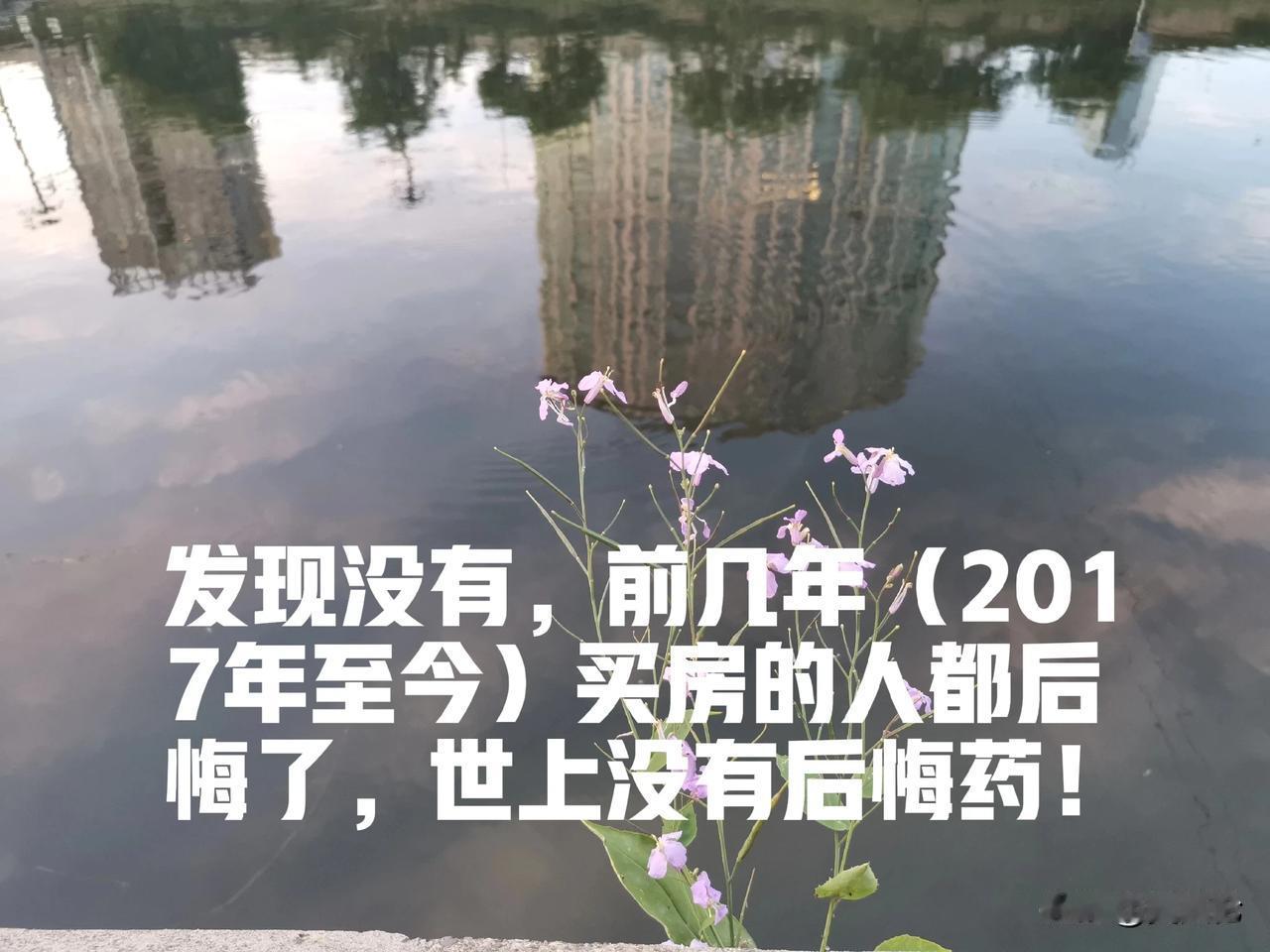 发现没有，前几年（2017年至今）买房的人，现在都后悔了。

他们中，有的是小老