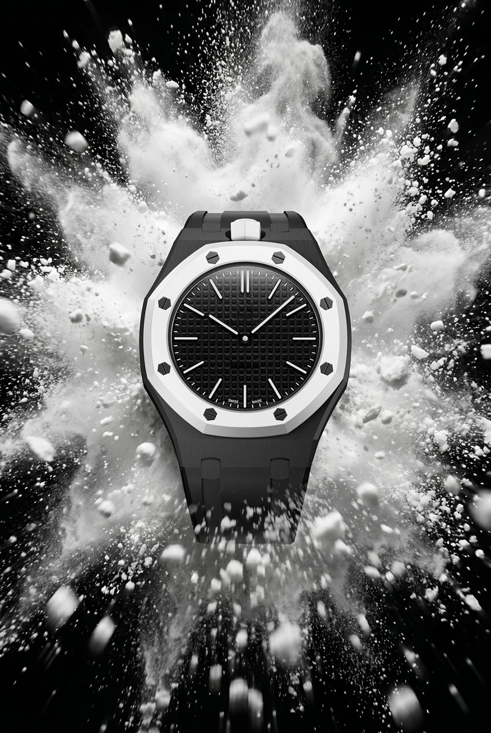 Swatch x AP 联名怀表改腕表，颜值炸裂