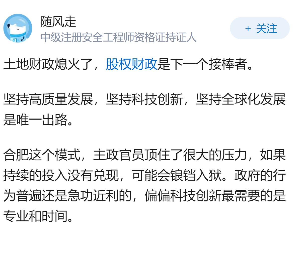 如何看待合肥模式？