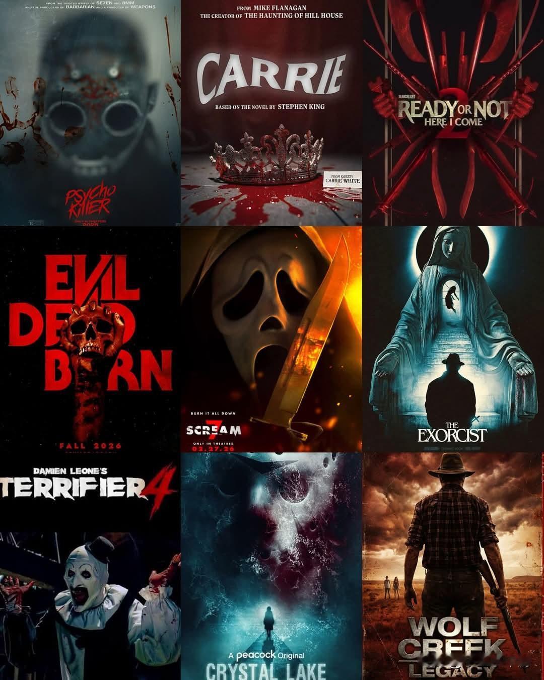 恐怖片爱好者在 2026 年将大饱眼福