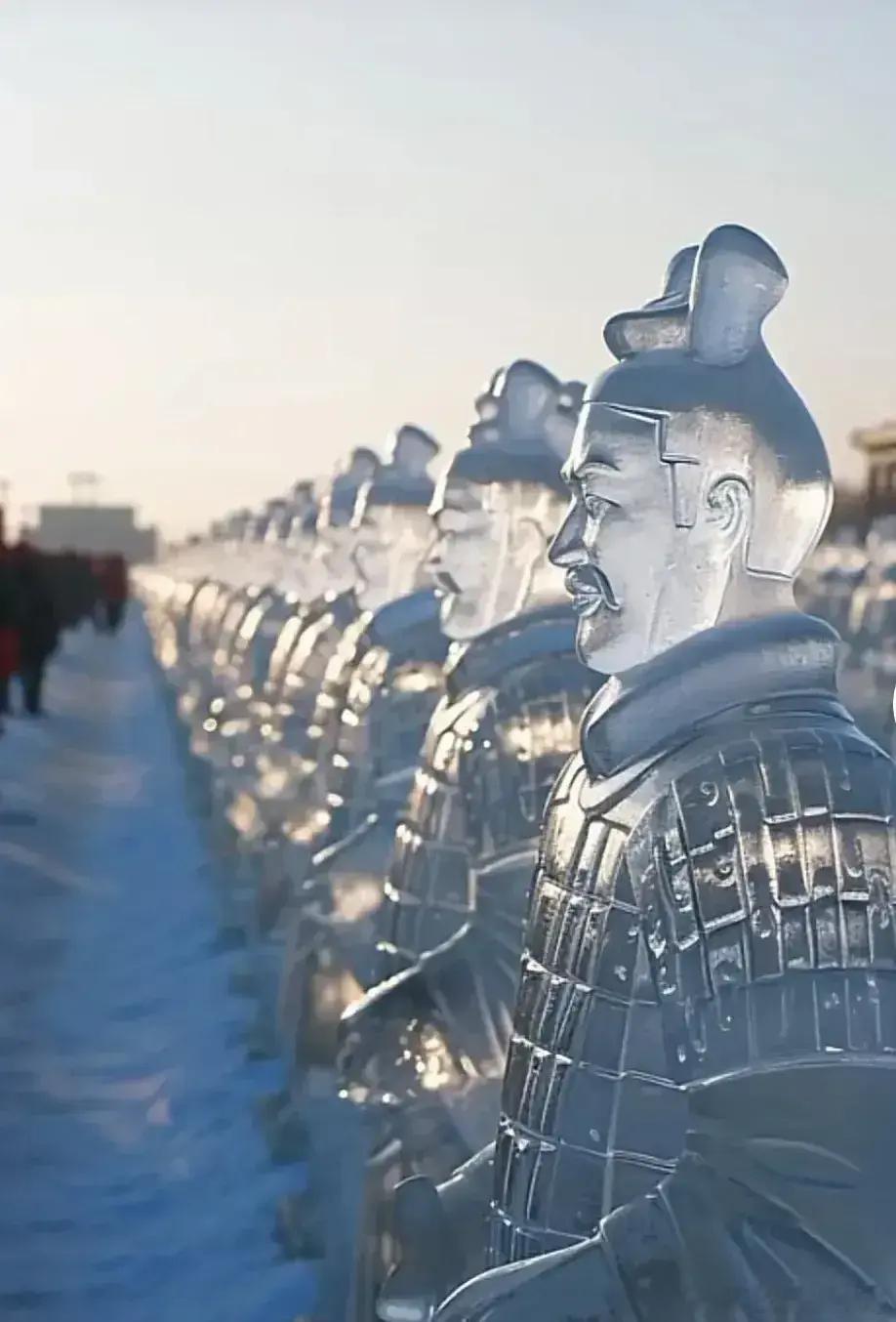 #哈尔滨工匠被请去韩国做冰雕#刚刚听到，韩国方面准备邀请哈尔滨的冰雕工匠去韩国制