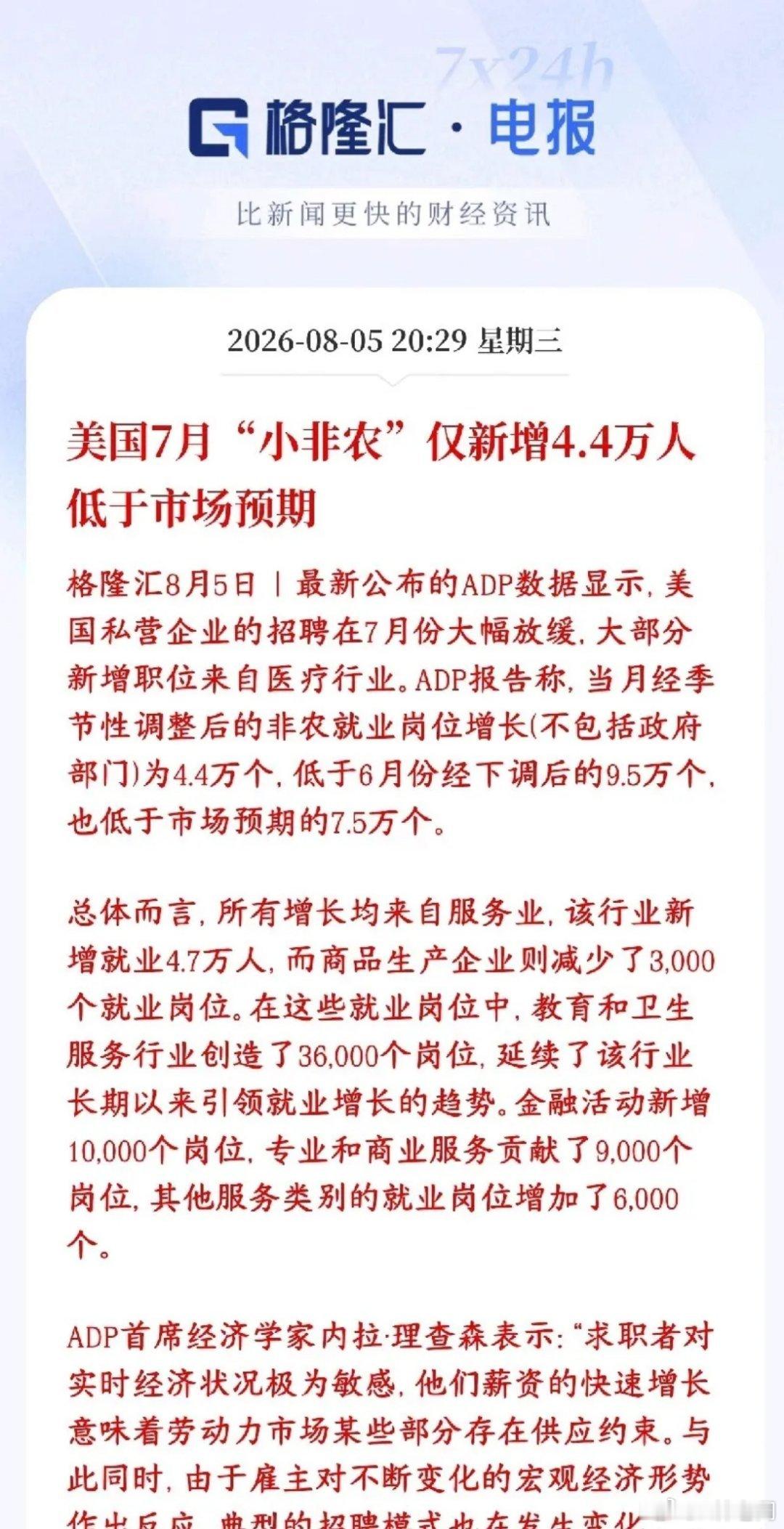 全球性利好 美国重要数据出炉，美联储加息预期降低，黄金直线拉升美国公布数据：小非