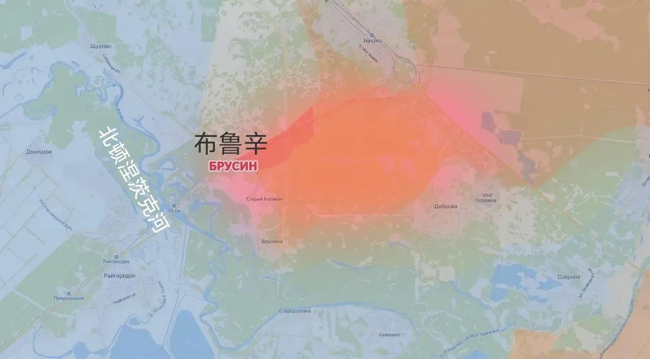 俄军西部集群在红利曼南部地区发动的进攻行动得以控制了布鲁辛车站，使俄军逼近北顿涅