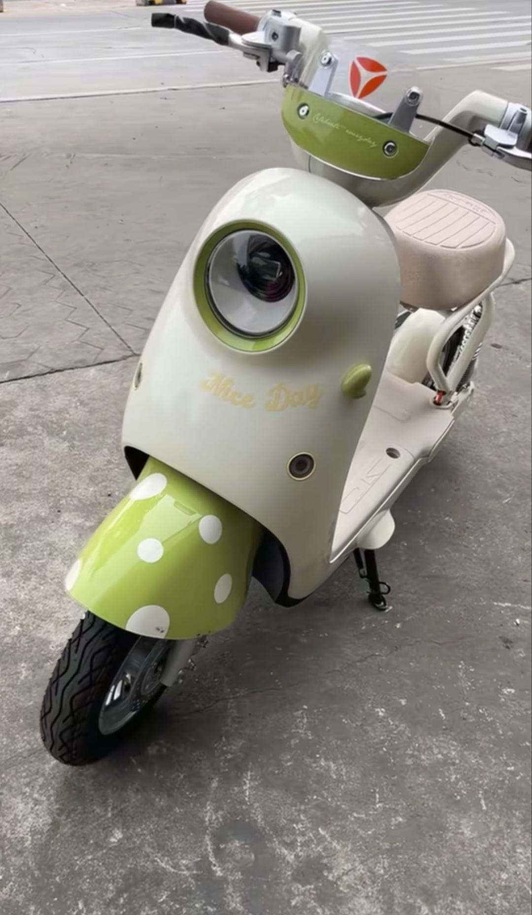 刚买的新国标电动车，刚推到小区就碰到了几个邻居，邻居问我，推共享电动车去哪里？我