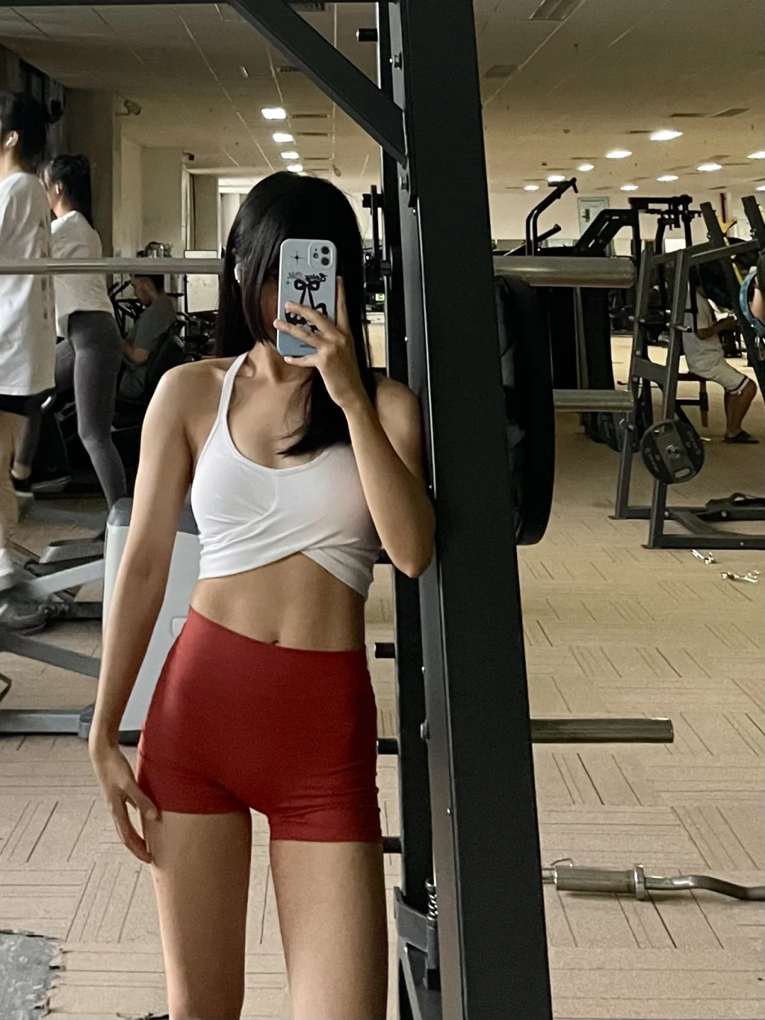 “你平时不练上肢的吗”