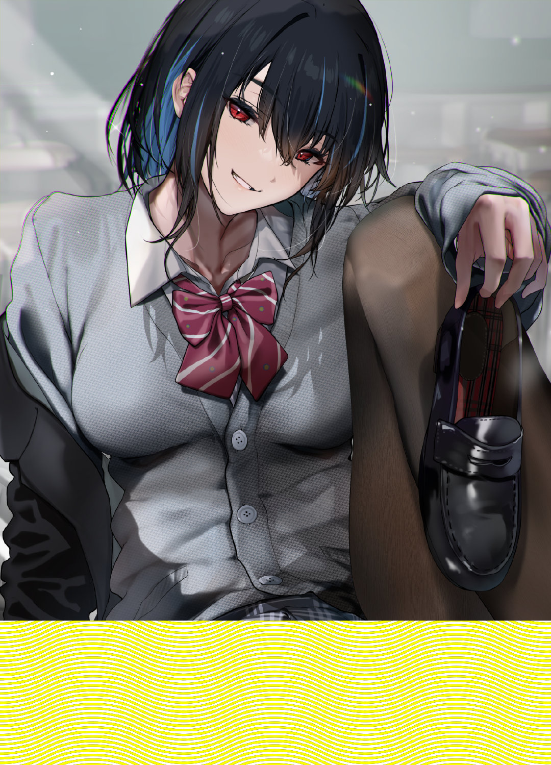 黒ストッキング見せ | 画师: ノノはち，网页链接