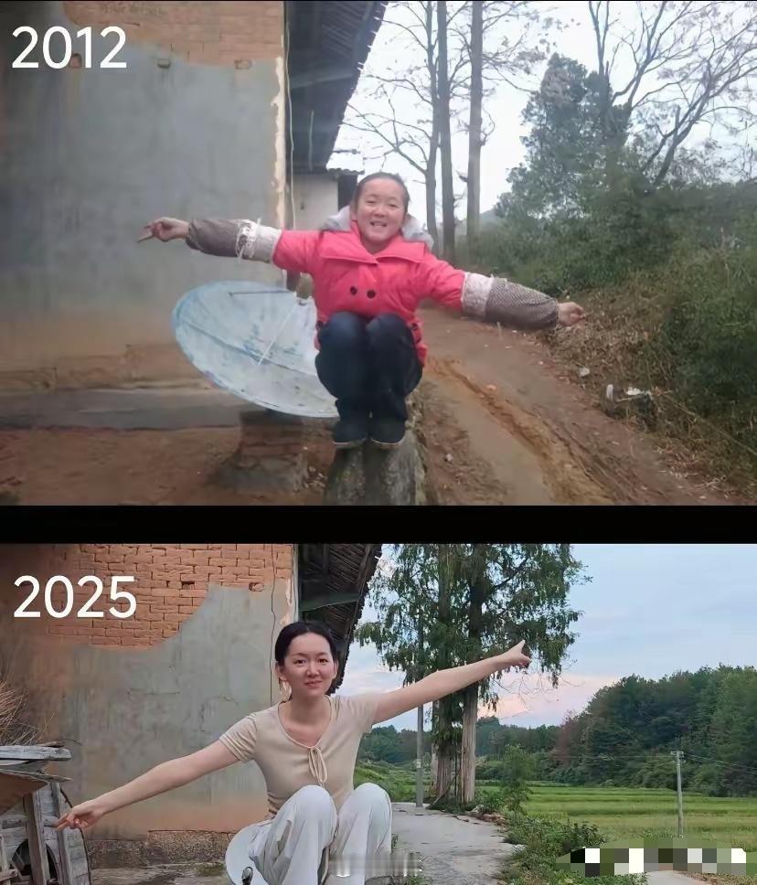 同样的一个人，同一个地方，时隔十三年。 