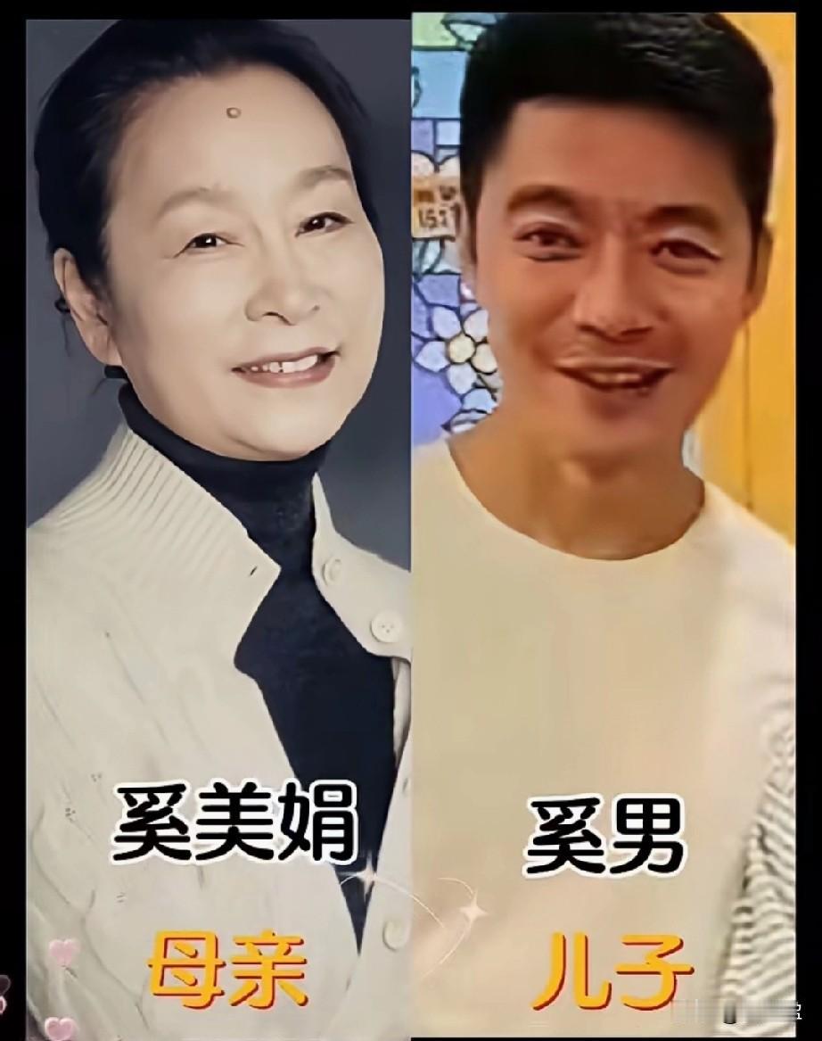 娱乐圈4对老牌明星母子大观赏，你认识几对母子呢？哪对母子长得更像？