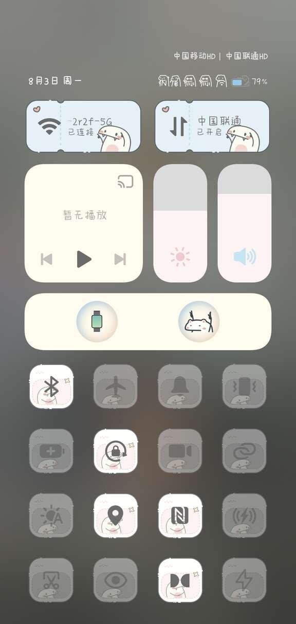 线条小猫UI小米主题推荐 主题 想看看你最近在用什么主题