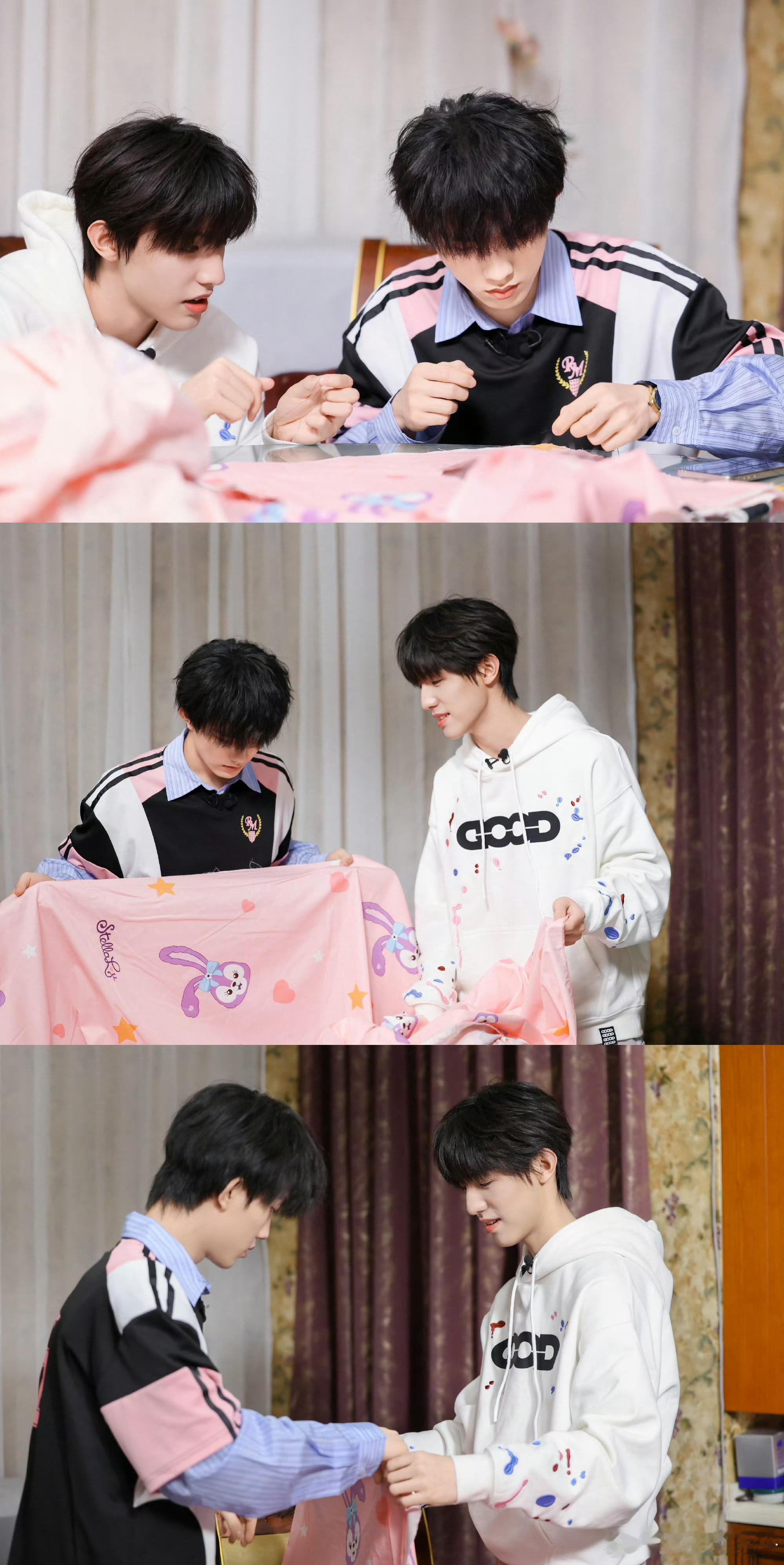 #登陆少年双人剧照# 登陆少年假期日双人剧照来咯[淡淡的]朱志鑫 张泽禹 张极 