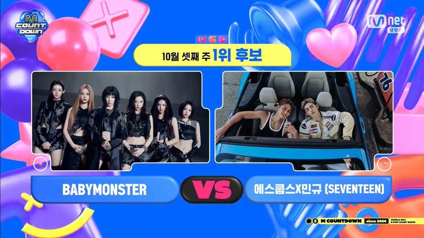 【Mnet】今日《M！CountDown》节目一位候补：babymonster[